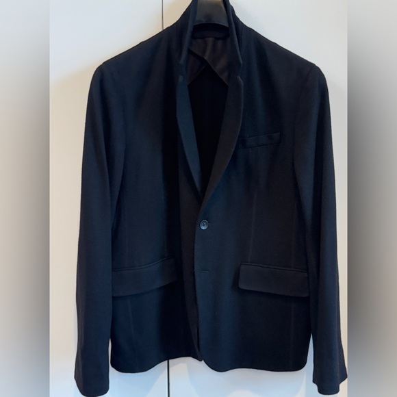 RAG & BONE TAKISADA OSAKA BLAZER SPORT COAT BLACK 44 SUPERFINE JAPANESE WOOL - Picture 2 of 6